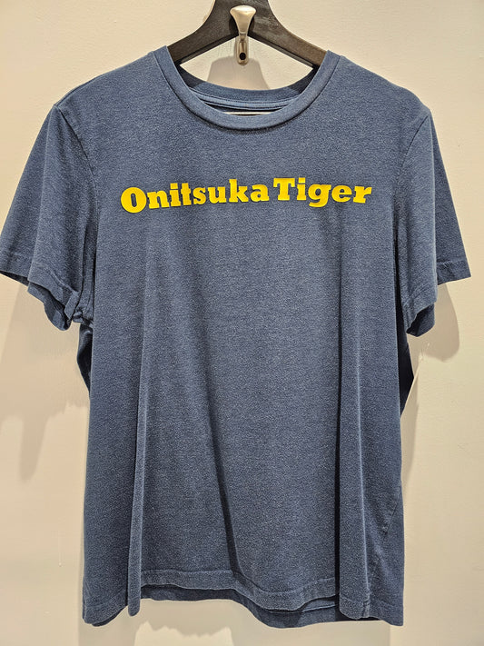 Onitsuka Tiger Spell out Cadet Grey Tshirt