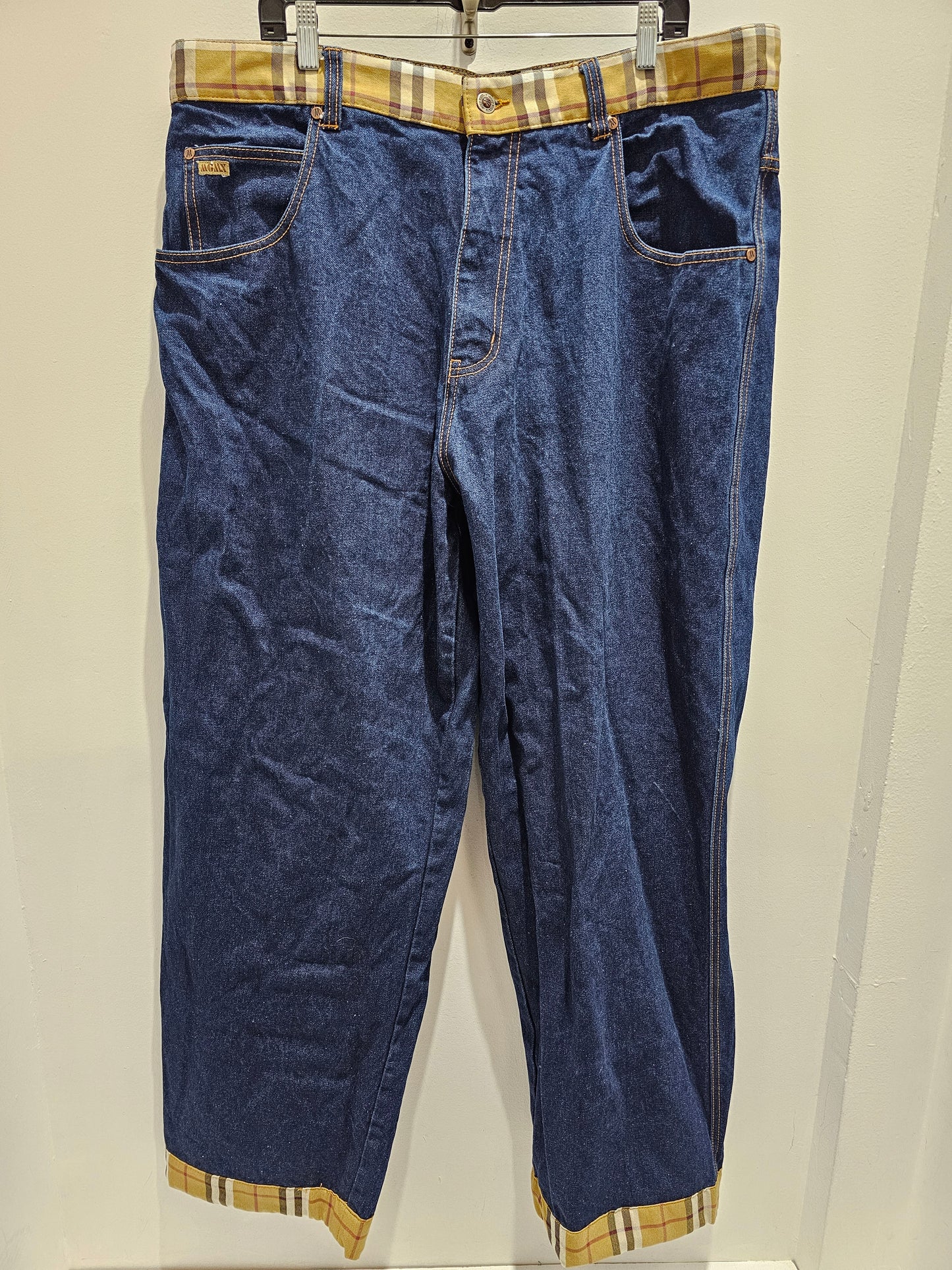 Mega Maxx Y2k Burberry Vibes baggy denim jeans