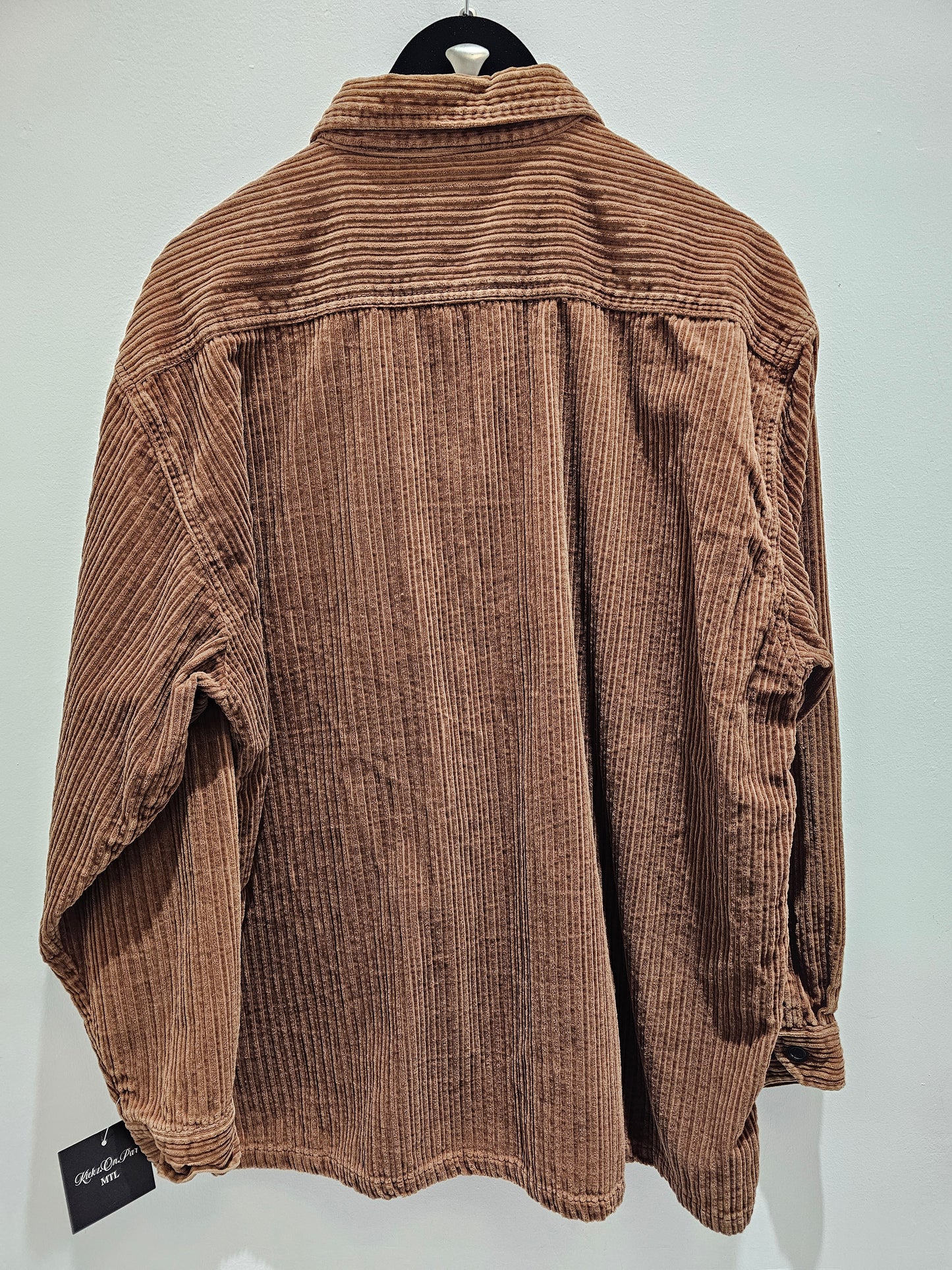 Silvertab corduroy zip up brown long sleeve