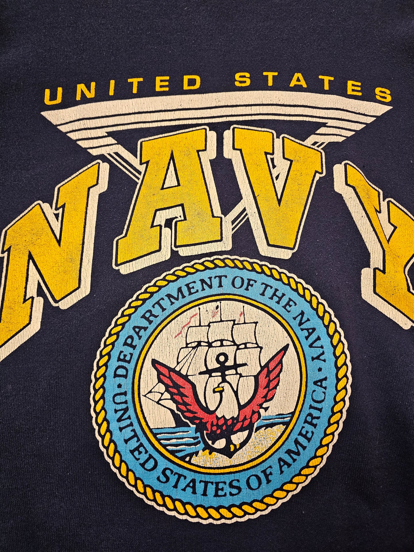 Vintage US Navy longsleeve navy crewneck