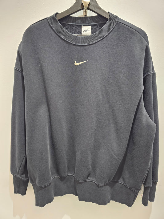 Nike Mid Swoosh Modern Black Crewneck