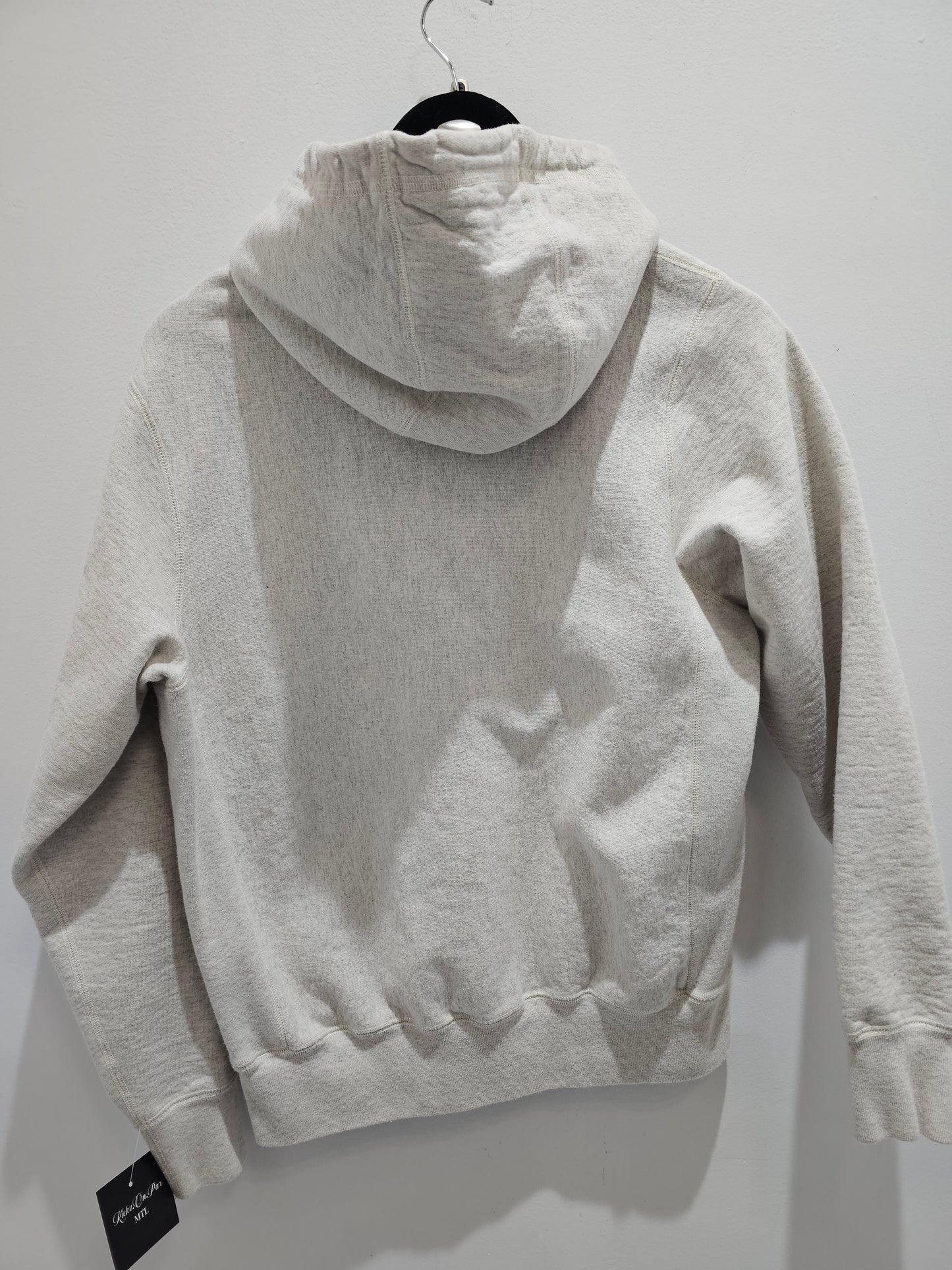 Balmoral Heather grey pullover over hoodie