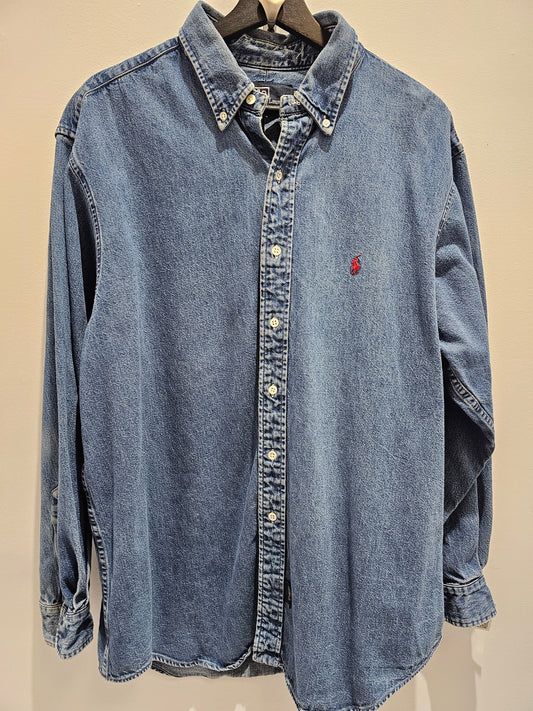 Polo Ralph Lauren Buttons down denim style long sleeve