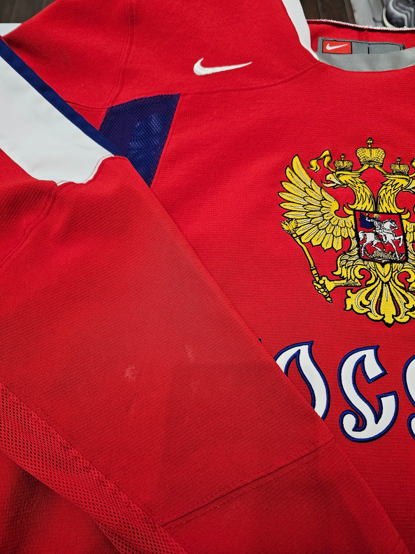 Nike Russia Olympic IIHF hockey jersey 🏒