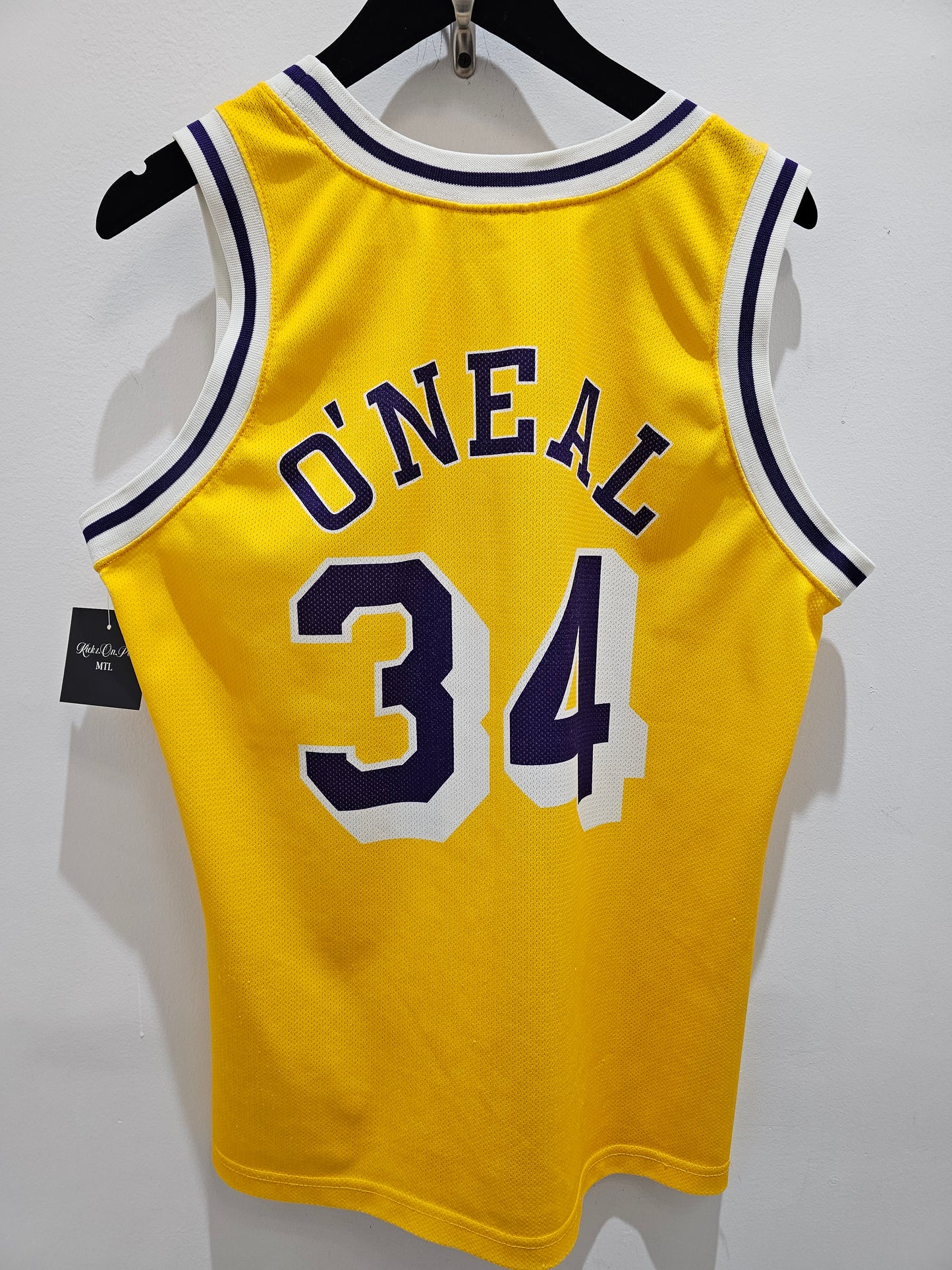 Vintage Champion LA Lakers #34Shaq O'Neal basketball jersey 🏀