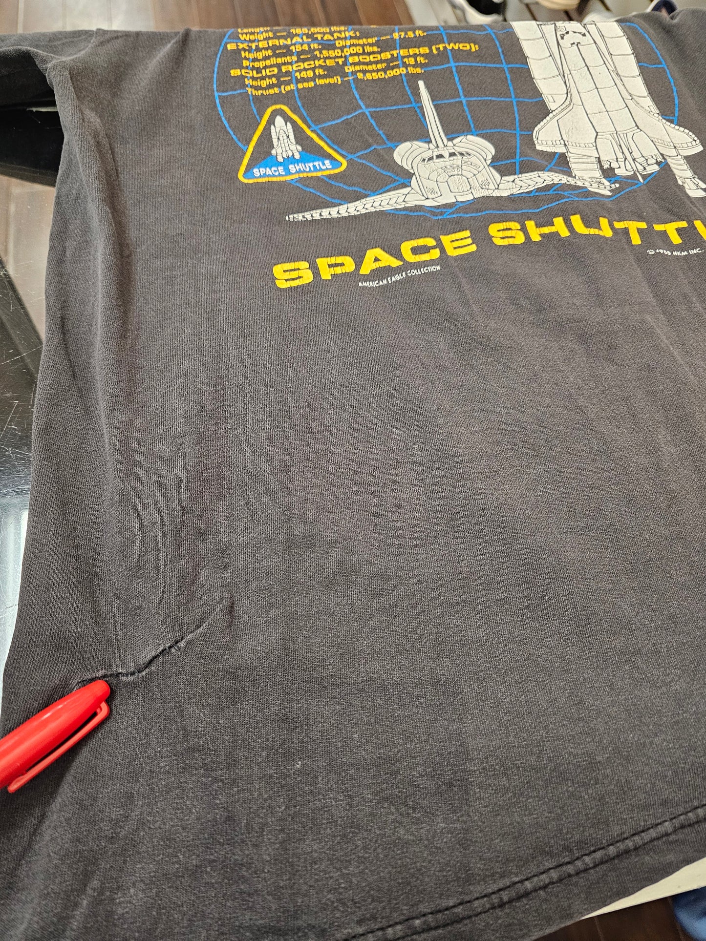 Vintage 1988 American Eagle Space Shuttle Tshirt