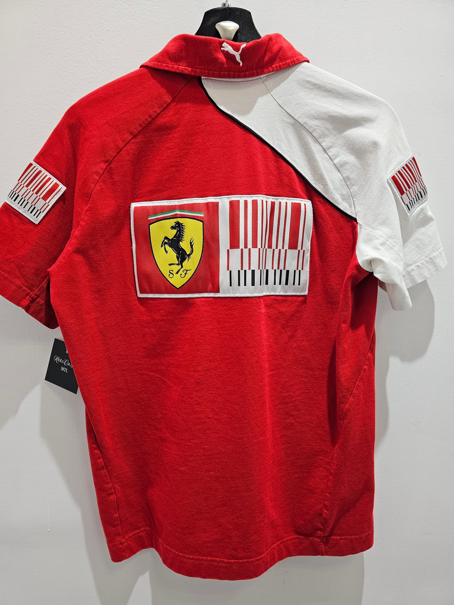 Puma Ferrari Buttons Polo Tshirt