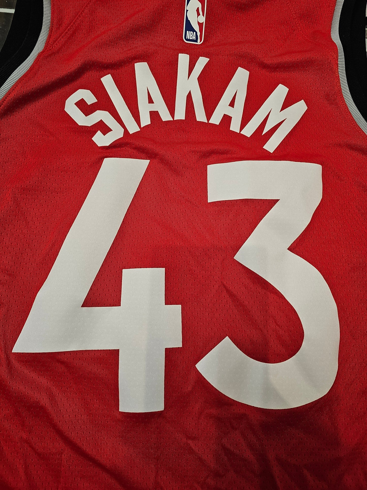 Nike swingman NBA Toronto Raptors Pascal Siakam #43 basketball jersey 🏀