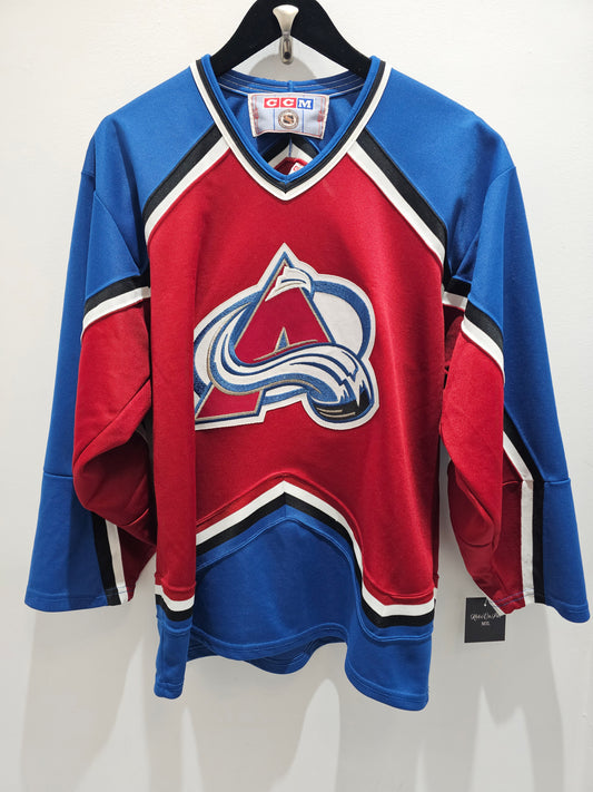 Vintage 90s Ccm Colorado avalanche nhl hockey jersey 🏒