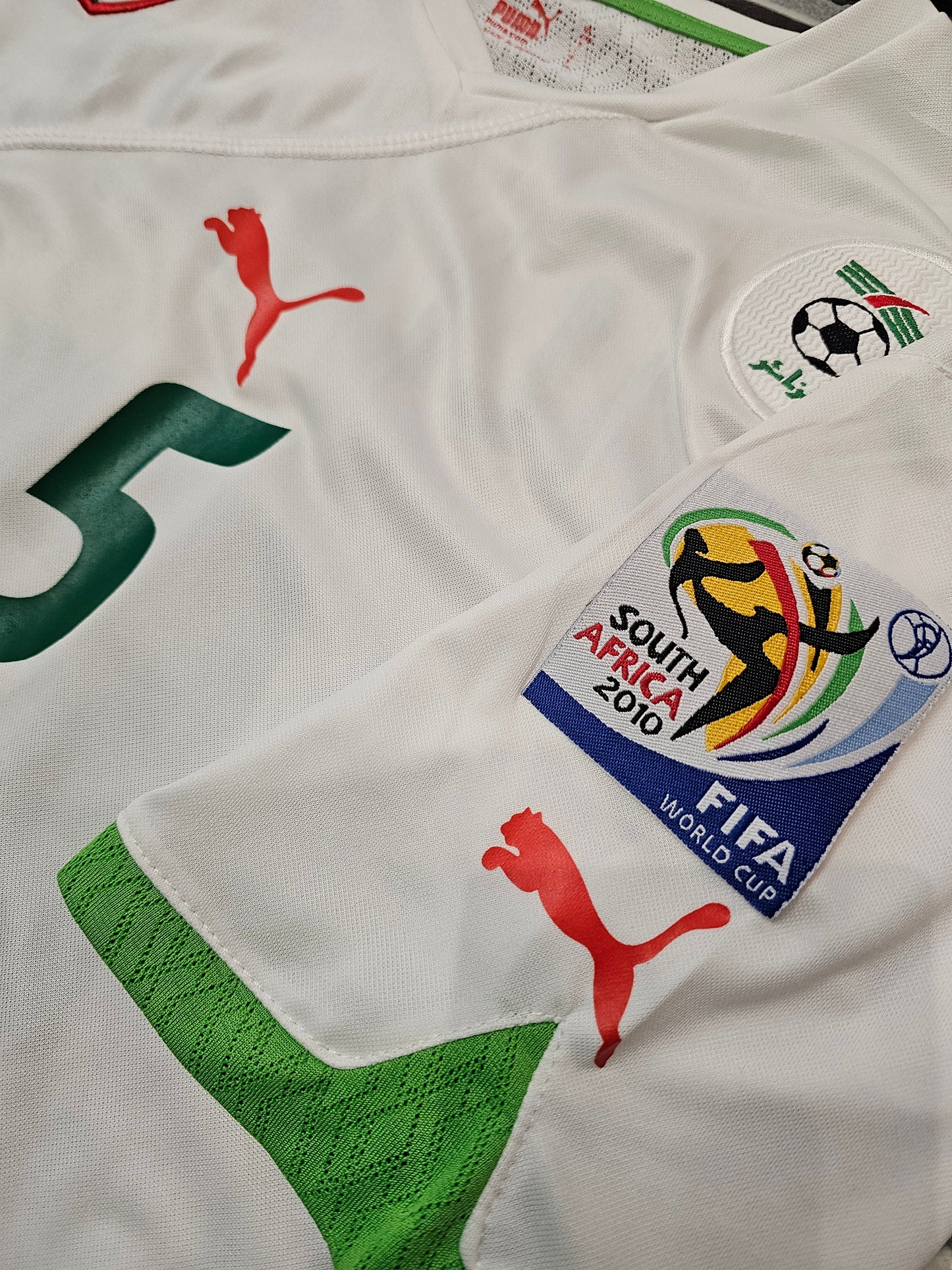 Puma Algeria Halliche #5 Soccer Jersey