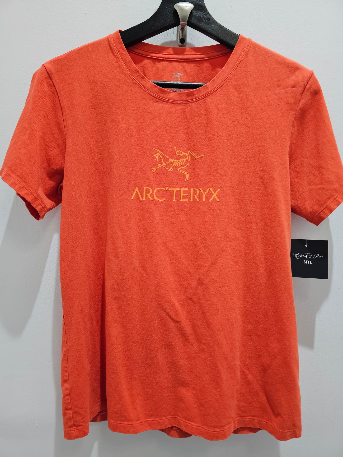 Arcteryx womens Arc'word peach tshirt