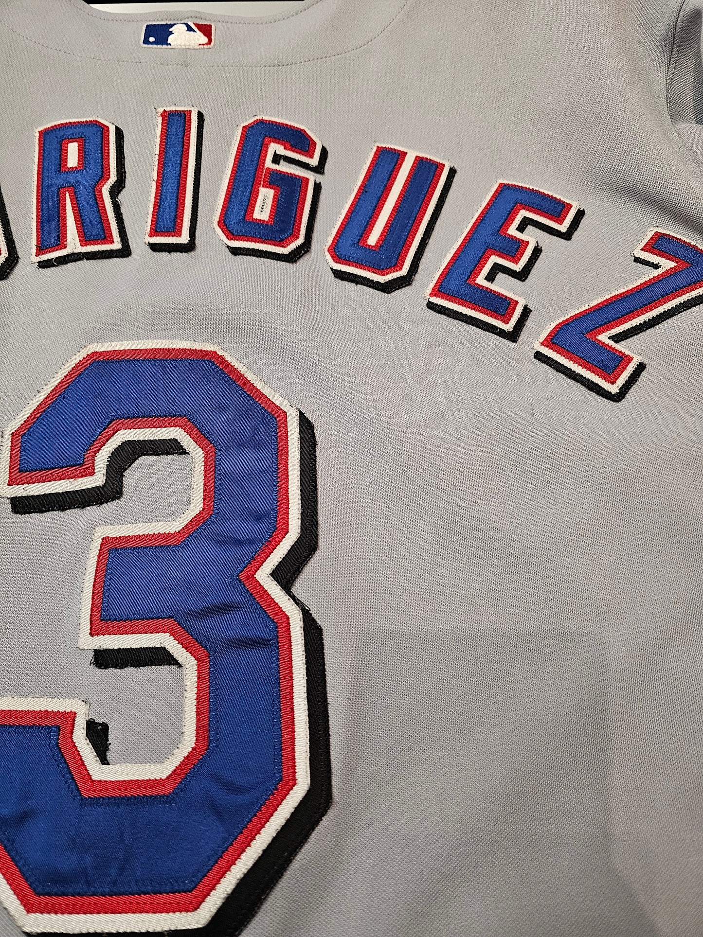 Alex Rodriguez #3 Texas Rangers Rawling baseball jersey