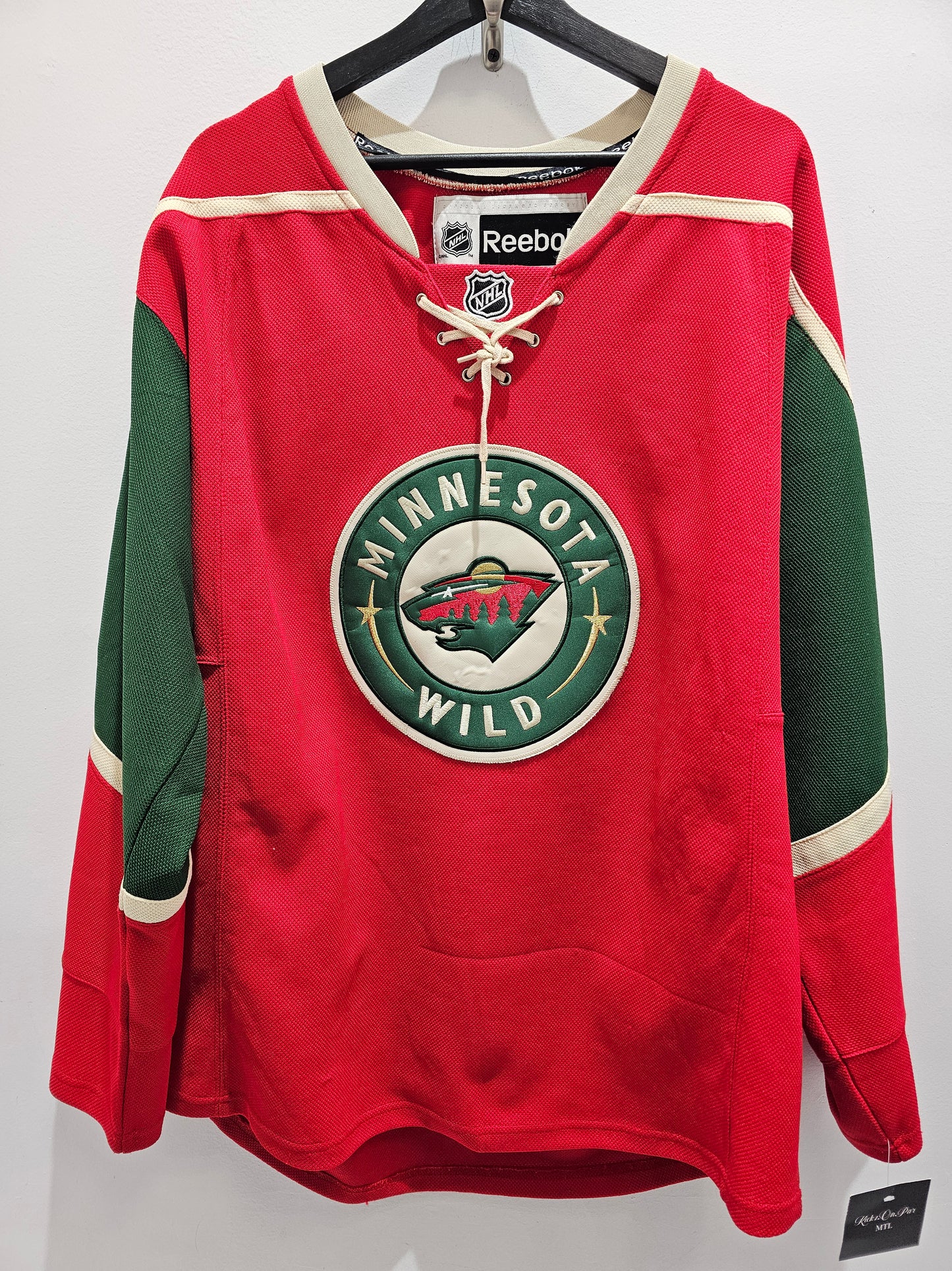 Reebok Nhl Niklas Backstrom Minnesota wild hockey jersey 🏒