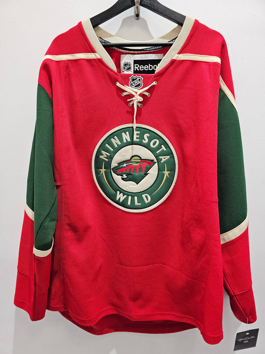 Reebok Nhl Niklas Backstrom Minnesota wild hockey jersey 🏒