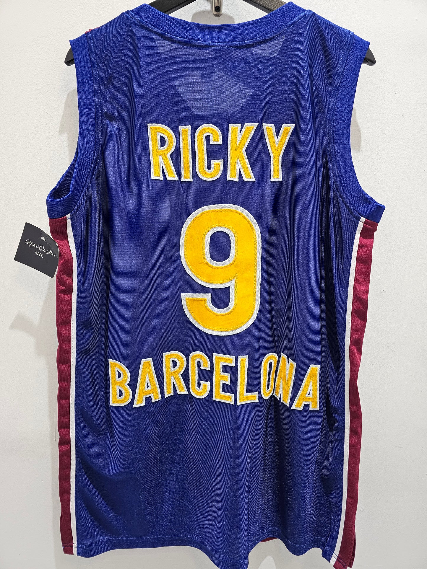 FIBA Ricky Rubio #9  FC Barcelona Basketball Jersey🏀