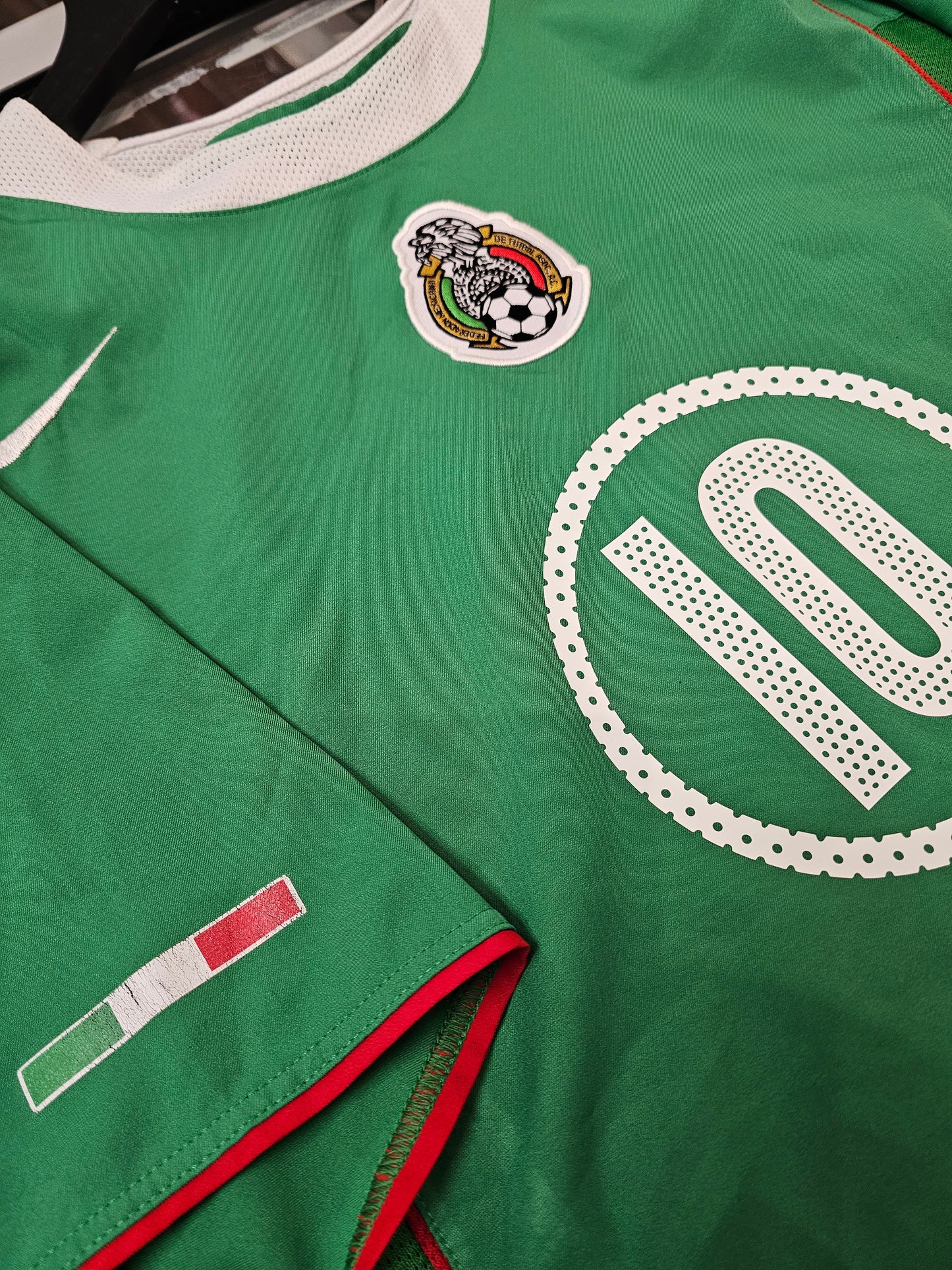 Nike Mexico #10 Cuauhtemoc Blanco 2005 soccer jersey kit ⚽️