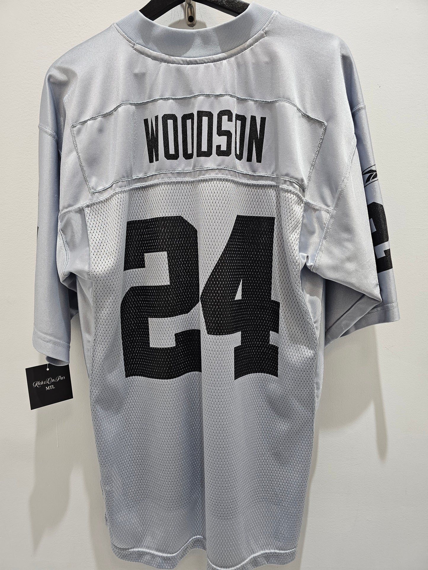 Reebok NFL Charles Woodson #24 raiders jersey