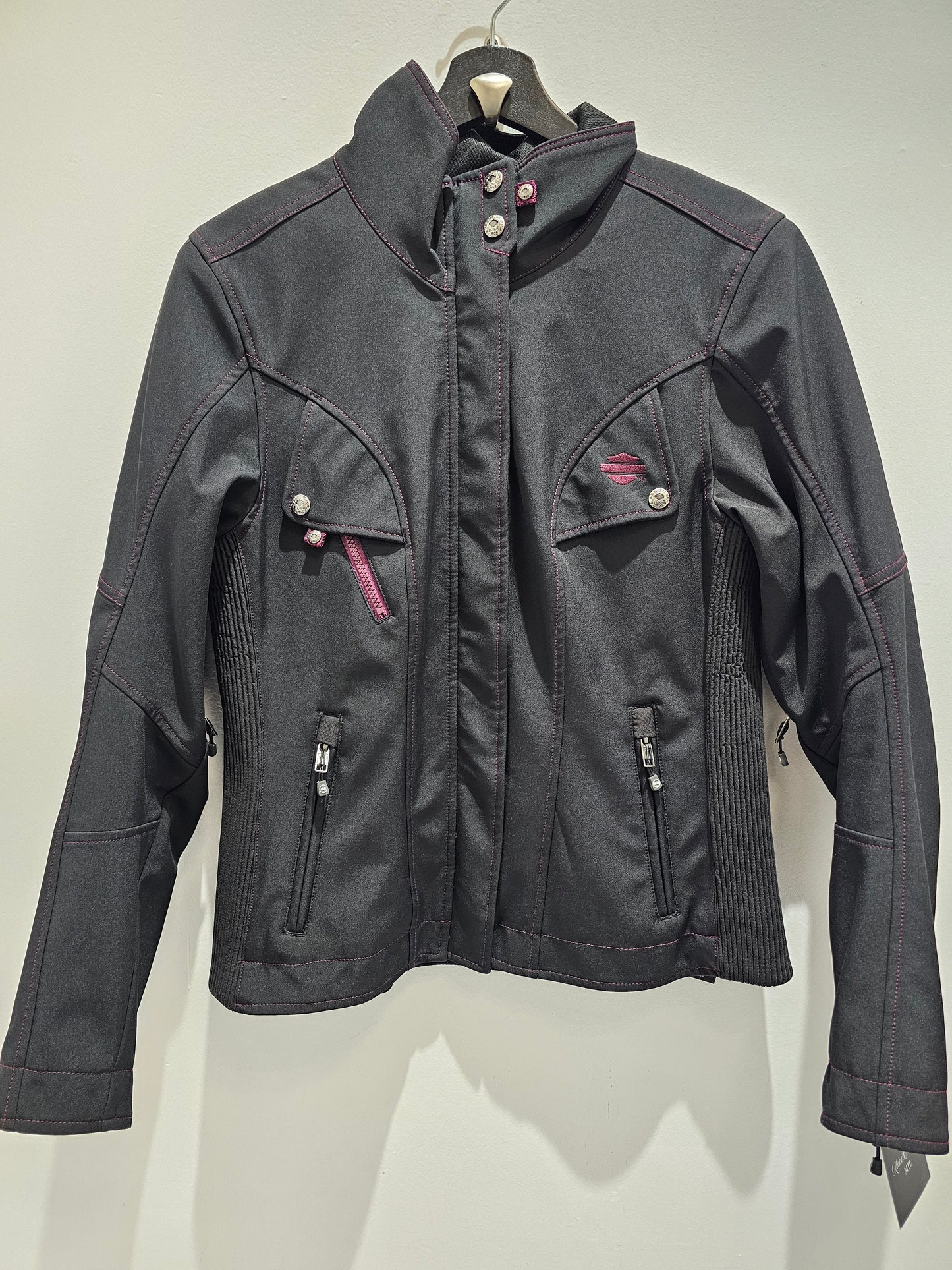 Harley davidson womens motorcycle black jacket