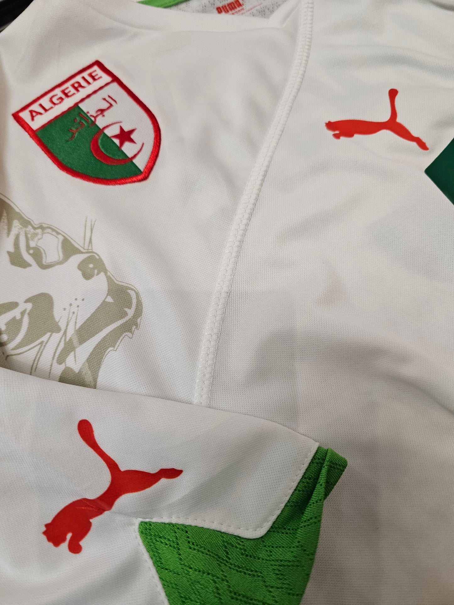 Puma Algeria Halliche #5 Soccer Jersey