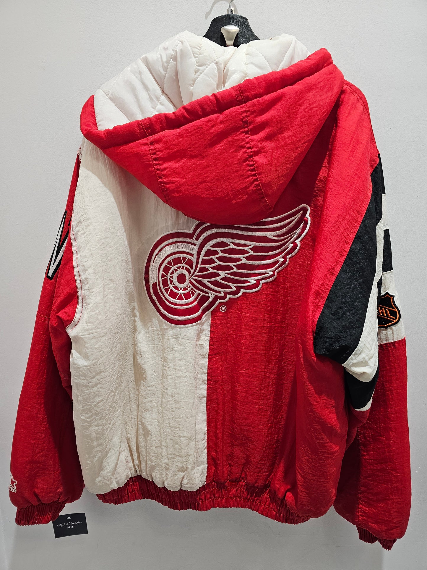 Vintage Starter NHL Detroit Red wings zip up puffer jacket