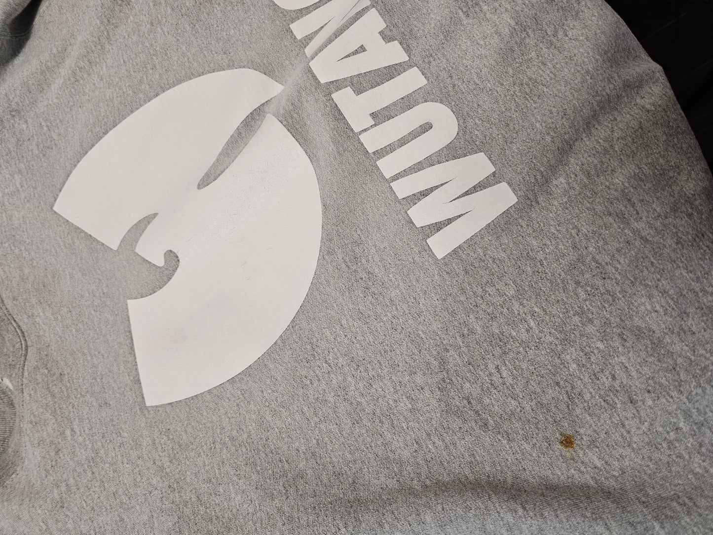 The Wutang Bramd Og limited big logo grey crewneck