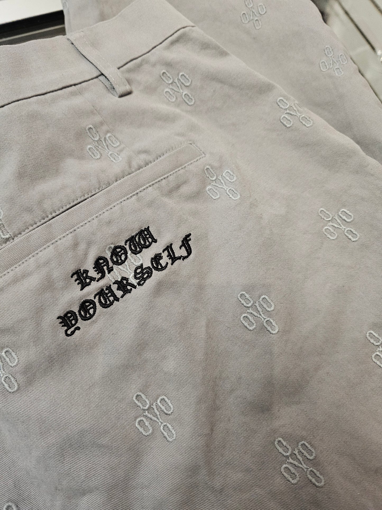 OVO Monogram Sand Khaki  casual pants