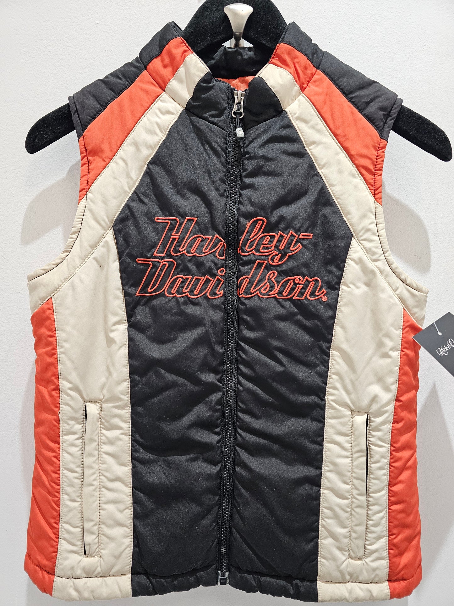 Harley davidson womens full zipper vest