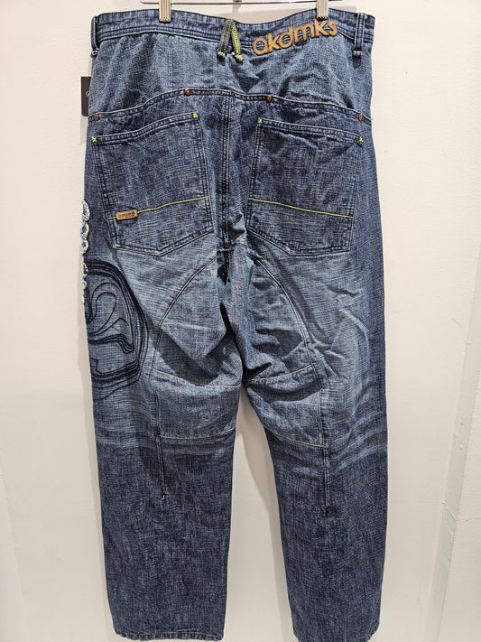 Akdmks y2k washed denim baggy pants