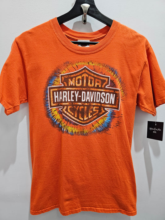 Harley davidson city of blues Conrad oranges tshirt