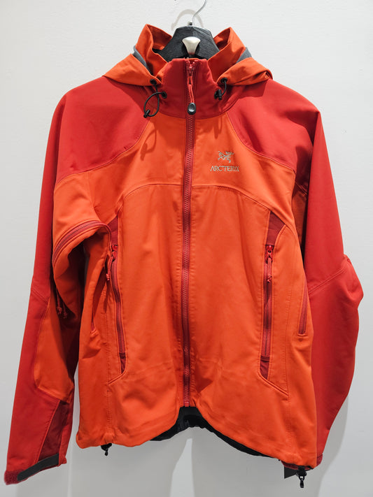 Vintage Arcteryx Windstopper womens fullzipper orange jacket