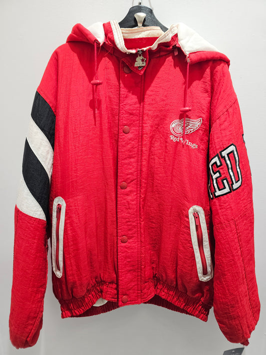 Vintage Starter NHL Detroit Red wings zip up puffer jacket