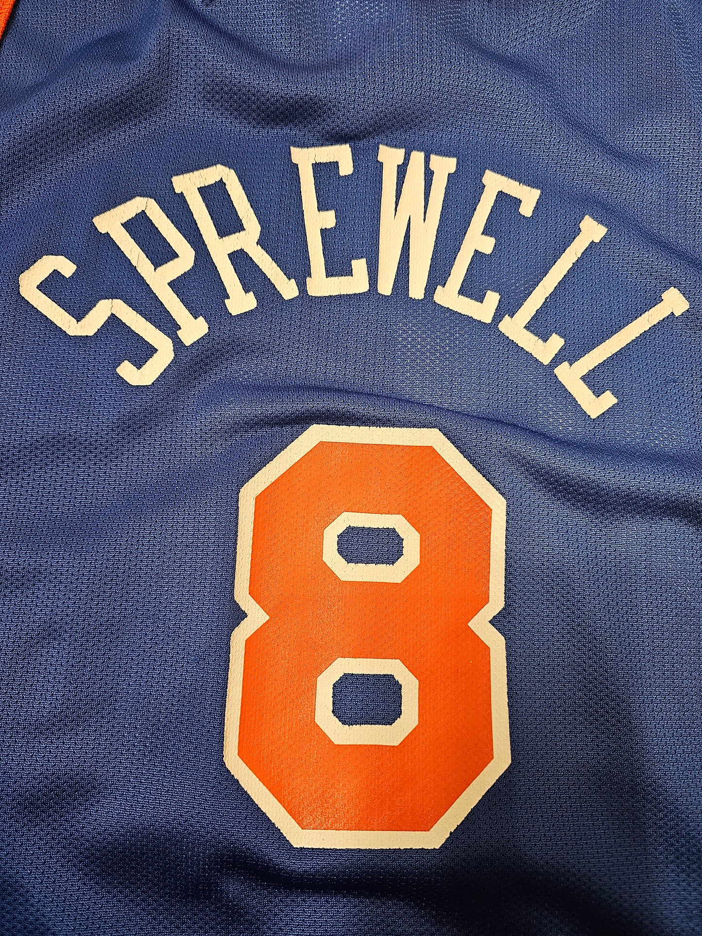 Vintage 90s Latrell Spreewell New York Knicks basketball champion jersey 🏀