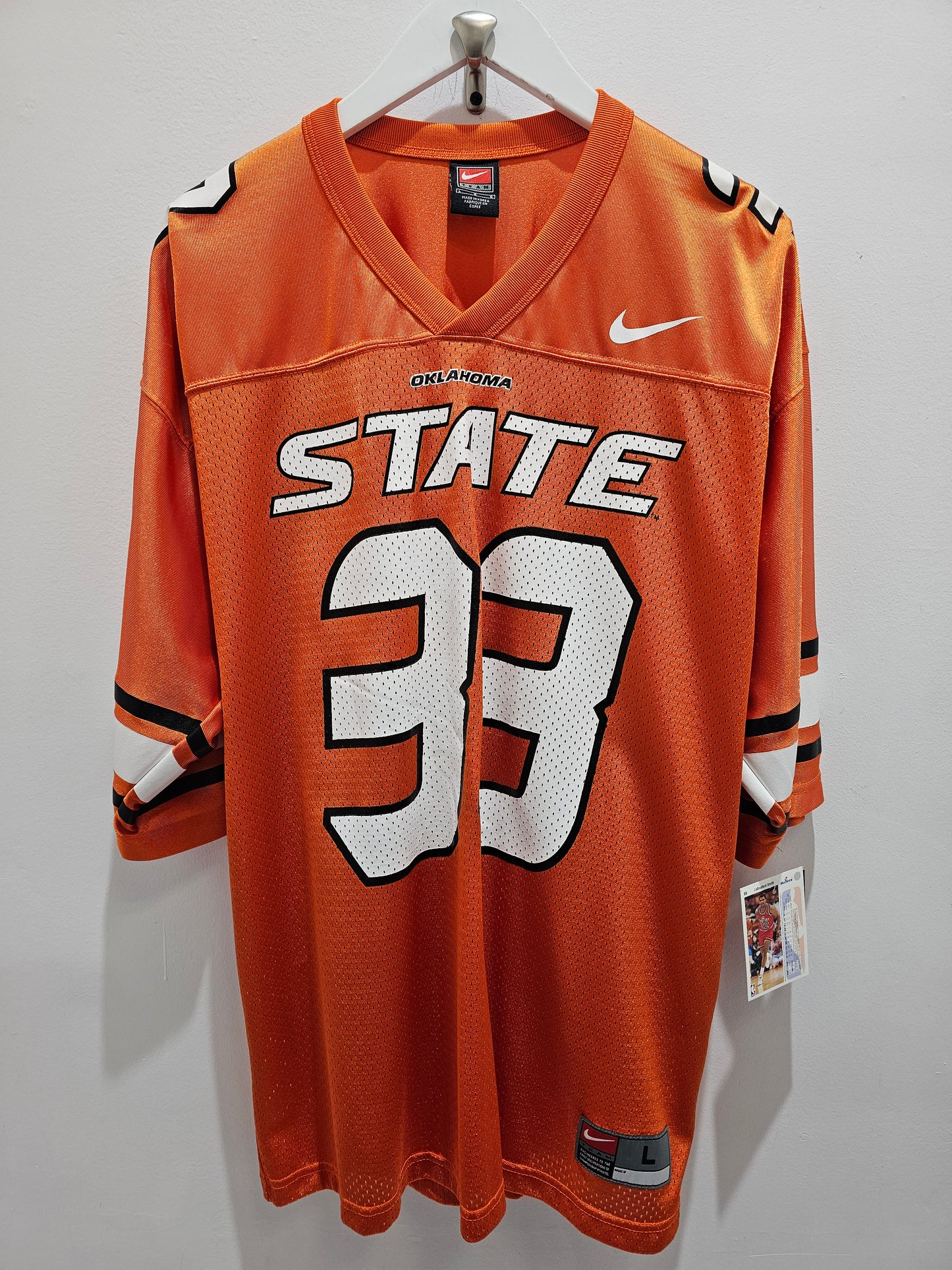 Nike Team tag Oklahoma state #33 Football jersey 🏈