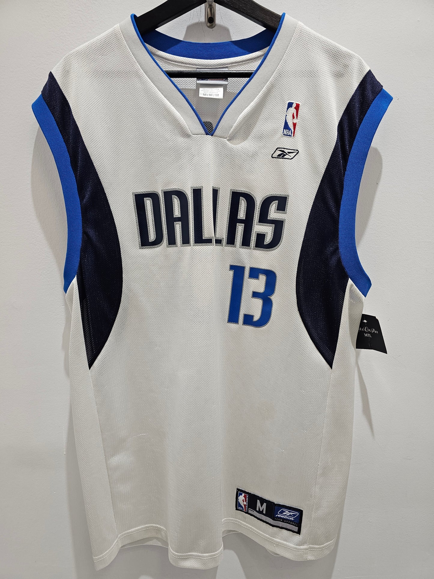 Reebok Team Apparel NBA Dallas Mavericks Steve Nash #13 basketball jersey 🏀