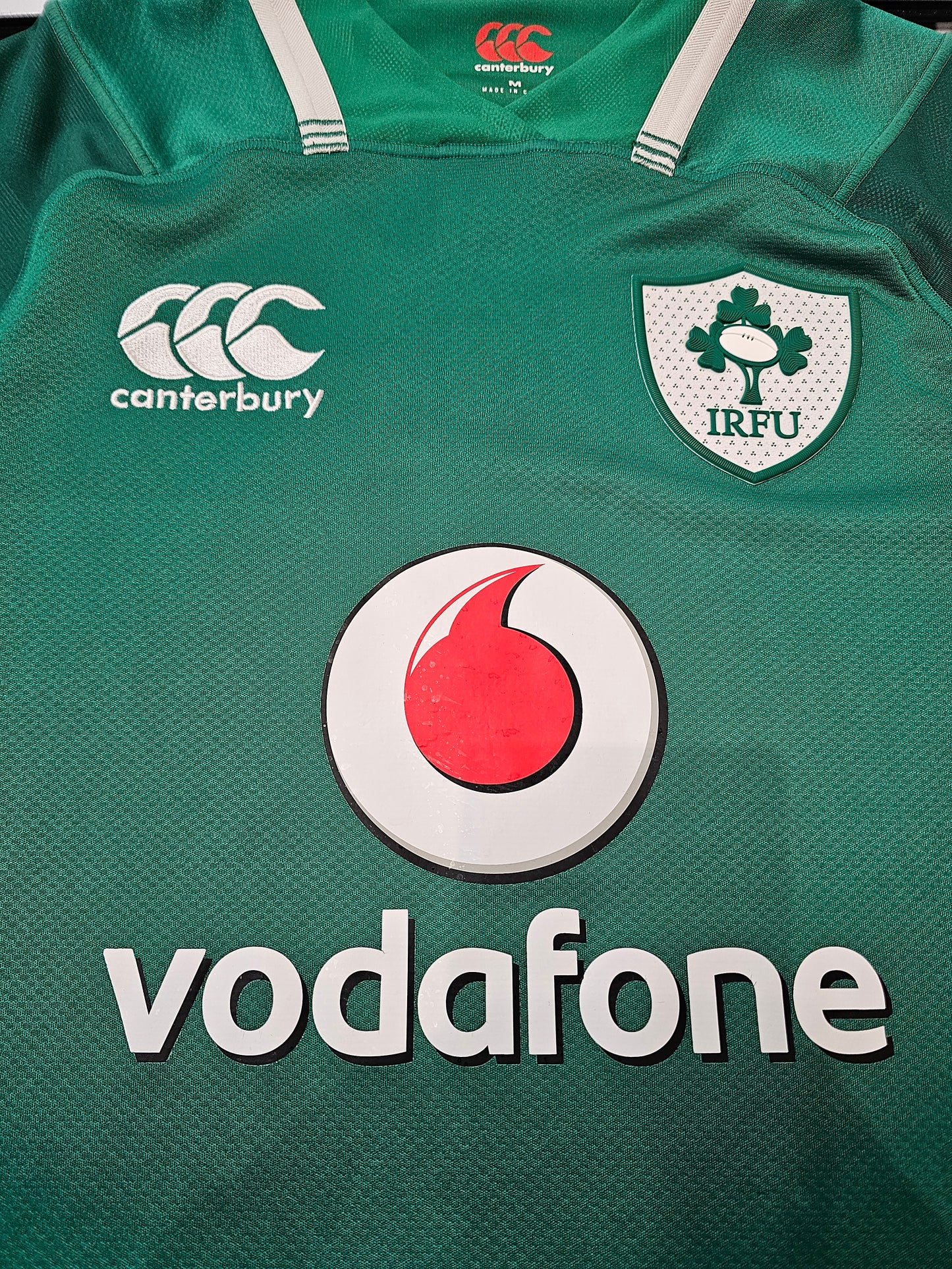 IRFU Canterbury Vodafone Rugby jersey