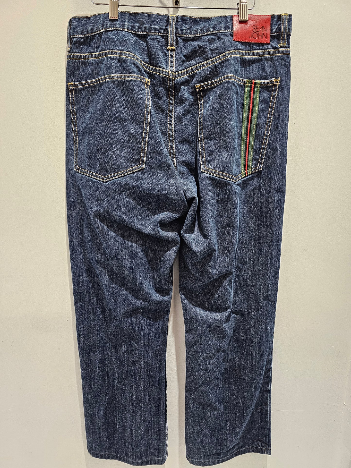 Sean john y2k stripe denim pants